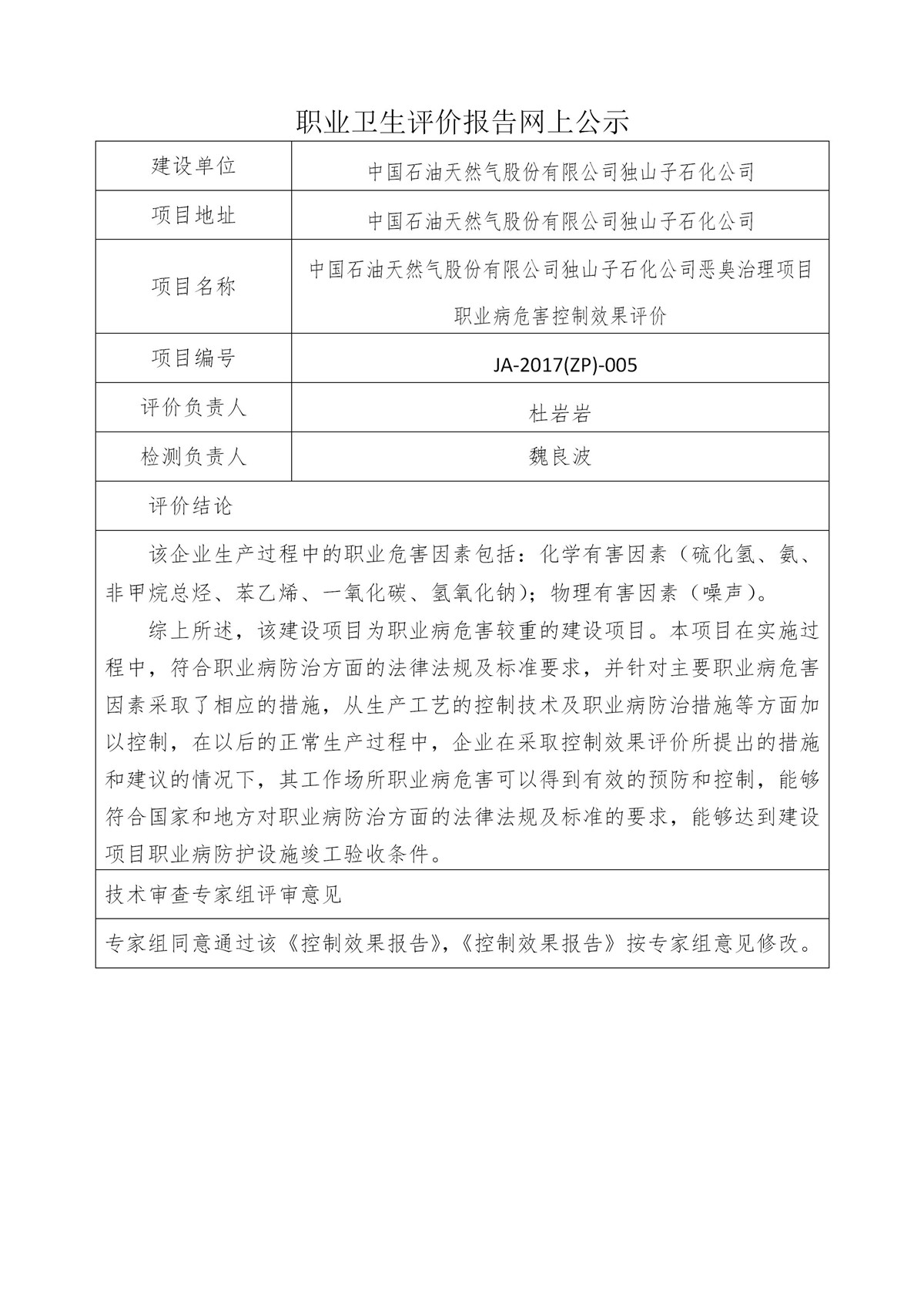 JA-2017(ZP)-005中国石油天然气股份有限公司独山子石化公司恶臭治理项目职业病危害控制效果评价_01.jpg