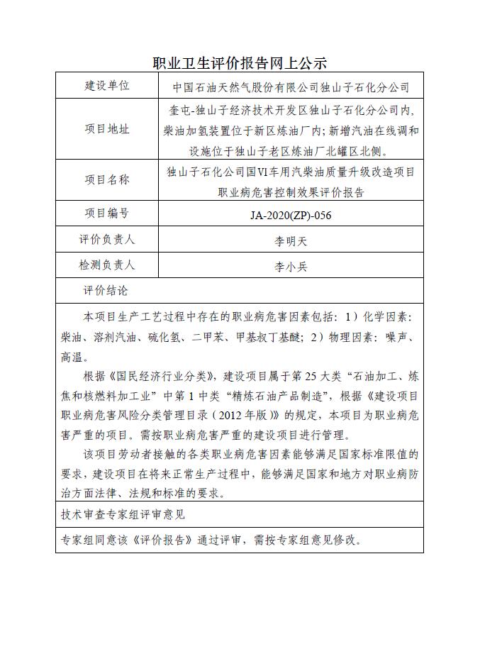 JA-2020(ZP)-056独山子石化公司国Ⅵ车用汽柴油质量升级改造项目职业病危害控制效果评价报告.jpg